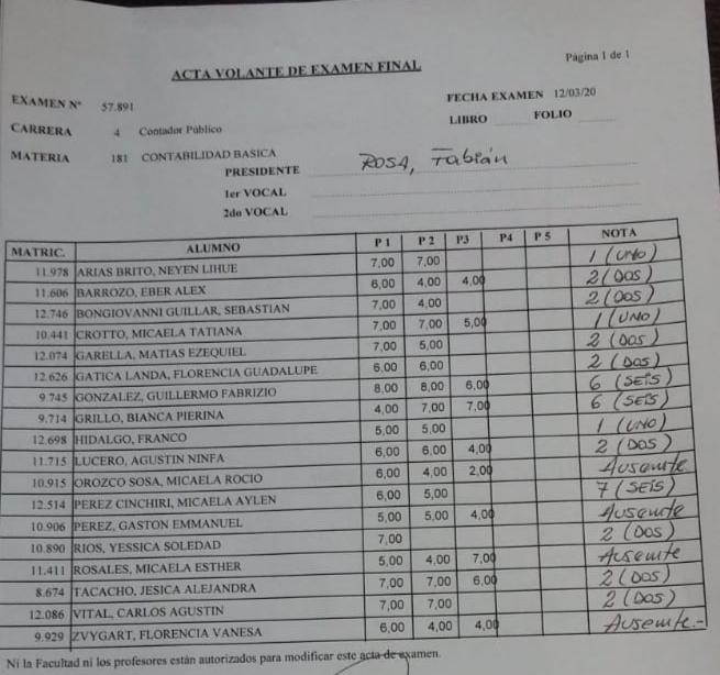 Notas De Examenes Finales Contabilidad Basica 12 03 Facultad De Ciencias Economicas Y Empresariales